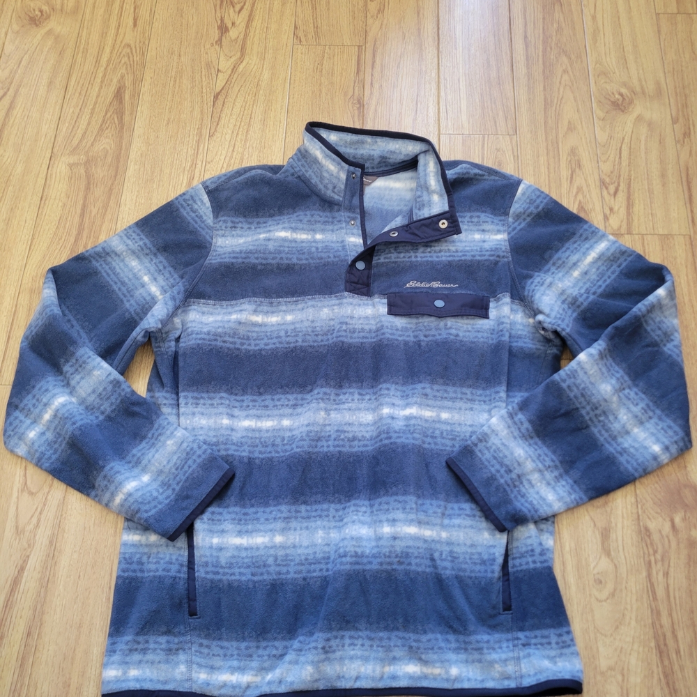 Eddie Bauer Light Blue Fleece Jacket